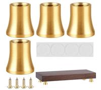 Patas Para Mesa Pack De 4 Pies Antideslizantes Resistentes | 4 Piezas De Patas Para Sofá Pies Para Muebles De Cocina Sofá Cama Escritorio Mesita Armario Cómoda Oficina En Casa