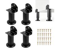 Patas Para Muebles, Patas Regulables Para Muebles, Regulables Sofas, Metalicas Para Mesas, Para Muebles Aptos Camas Mesas Sillas Sofás, Pack De 4 Unidades, El Rango Ajuste Es 8 A 12 CentíMetros