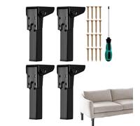 Patas plegables para mesa, patas resistentes para muebles, protector de suelo de goma
