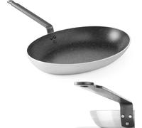 Patelnia do ryb z powłoką marmurkową owalna 280x400mm - Hendi 627716