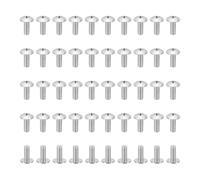 PATIKIL 10#-32x1/2" Tornillos de Cabeza Truss Phillips, 50 Pcs Tornillos para Madera, Tornillos para Máquina de Acero Inoxidable 304, Sujetador, Herrajes para Aspas de Ventilador de Techo