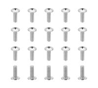 PATIKIL 10#-32x5/8" Tornillos de Cabeza Truss Phillips, 20 Pcs Tornillos para Madera, Tornillos para Máquina de Acero Inoxidable 304, Sujetador, Herrajes para Aspas de Ventilador de Techo