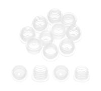 PATIKIL 10 3mm Adaptador Para Botella De 15.6mm, Piezas Tapones Adaptadores Para Botella Con Agujero De Para Dosificadores Orales Botellas De Líquido Aceite Plástico Vidrio Tapón,