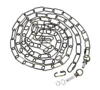 PATIKIL 10 Pies Iluminación Cadena Cadena Carga Capacidad 65lbs Bronce | para Colgante Lámpara, Candelabro Cadena Luz Accesorio, para Colgante Luz, Techo Ventilador