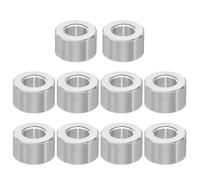PATIKIL 10pcs M4 Separadores de Aluminio, Espaciador Redondo de Metal Espaciadores Metálicos de Aleación de Aluminio para M4 Tornillo Pernos, 5x4.2x8mm (L*ID*OD)