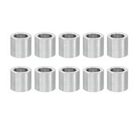 PATIKIL 10pcs M5 Separadores de Aluminio, Espaciadores Redondos de Metal Espaciadores Metálicos de Aleación de Aluminio para M5 Tornillo Pernos, 8x5.2x8mm (L*ID*OD)