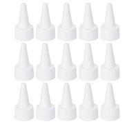 PATIKIL 15 Unidades Tapas de Botella Twist 24/410 y Junta de Espuma Blanco