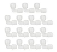 PATIKIL 15pcs Conector de Codo para Agua Purificador, Conexión Rápida Adaptador para Filtro, 1/8 Hembra NPT a 1/4" Tubo OD para Tubos Manguera Fontanería Sistema RO/DI Ósmosis Inversa