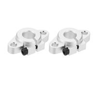 PATIKIL 2 Piezas Soporte de Guía de Sujeción de Riel de Movimiento Lineal de Aluminio SHF12 para Eje de 12 mm de Diámetro