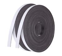 PATIKIL 2 Rollos Cinta Flexible Borrable En Seco Etiqueta Magnética Blanco