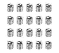 PATIKIL 20Pcs Inserciones Roscadas De Alambre 1/4-20 UNC 2D 12.8mm