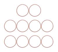 PATIKIL 20pcs Juntas Tóricas Rojas, 112x106x3mm(OD*ID*T) Anillo de Silicona O Ring Sellado Métrico VMQ Reemplazo para Reparación de Válvulas de Compresor de Fontanería Automóviles HVAC