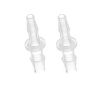 PATIKIL 2pcs Conector de Manguera para Acuario, Accesorio Recto de Púas de Plástico Empalmador Adaptador de Tubo Reductor de Empalme Conexión para Aire Agua Tubería Jardín Riego, 6x3mm