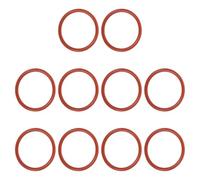 PATIKIL 30pcs Juntas Tóricas Rojas, 40x34x3mm(OD*ID*T) Anillo de Silicona O Ring Sellado Métrico VMQ Reemplazo para Reparación de Válvulas de Compresor de Fontanería Automóviles HVAC