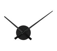 PATIKIL 3D Reloj Manecillas, 1 Juego Bricolaje Grande Pared Reloj Movimiento 6mm Eje Longitud para 19mm Reloj Esfera Grosor Negro