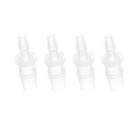 PATIKIL 4pcs Conector de Manguera para Acuario, Accesorio Recto de Púas de Plástico Empalmador Adaptador de Tubo Reductor de Empalme Conexión para Aire Agua Tubería Jardín Riego, 10x3mm