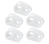 PATIKIL 5 Pack Abrazaderas de Tubo de Plástico Abrazadera de Tubo Ajustable | de 3/16"-5/16", para Control de Flujo de Válvula de Pinza de Laboratorio para Manguera de Flujo