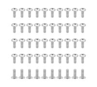 PATIKIL 8#-32x1/2" Tornillo de Cabeza Troncocónica Phillips 8#-32x1/2", 50 Pcs Tornillo para Madera, Tornillo para Máquina de Acero Inoxidable 304, Herraje para Aspa de Ventilador de Techo