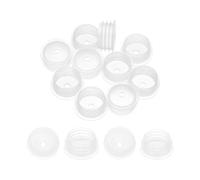 PATIKIL Adaptador Para Botella 20mm 10 Pcs Tapones Adaptadores Para Botella Con Agujero De 3mm Para Dosificadores Orales Botellas De Plástico Y Vidrio Para Líquidos Y Aceites Transparentes
