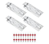 PATIKIL Aire Acondicionador Pared Montaje Soporte para HVAC 2 Par | Colgante Placa, Interior, Interna Unidad, Universal, Gancho Apoyo Soporte, Tablero