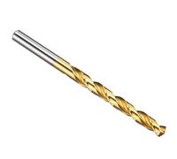 PATIKIL Brocas de 6.5mm, Acero de Alta Velocidad M42 con 8% Cobalto, Vástago Recto Jobber 135°, Recubierto de Nitruro de Titanio (TiN) para Acero Inoxidable y Metales Duros - 1 Paquete