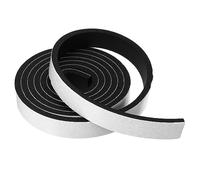 PATIKIL Burlete para Puertas, 1 Rollo 20x5mm Espuma Sellar Cinta Adhesivo Aislamiento Tira para Puerta Ventana Aire Acondicionador, Negro(6.56 Pies Longitud)
