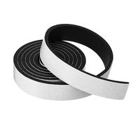 PATIKIL Burlete para Puertas, 1 Rollo 30x5mm Espuma Sellar Cinta Adhesivo Aislamiento Tira para Puerta Ventana Aire Acondicionador, Negro(6.56 Pies Longitud)