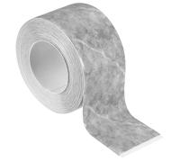 PATIKIL Cinta De Calafateo 1.5" x 10.5 Pies, Cinta Adhesiva Autoadhesiva Impermeable Para Bañera Inodoro Sellador Tira De Sellado Para Cocina Baño Bañera Lavabo Encimera, Gris Oscuro