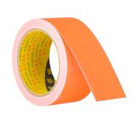 PATIKIL Cinta luminosa en la oscuridad 50mm x 10 metros, 1 rollo de cinta adhesiva fluorescente cinta reflectante luminosa banda de luz negra para fiesta, naranja