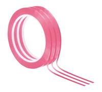 PATIKIL Cinta Para Pizarra Blanca 2mm X 66m, Paquete De 3 Cintas Delgadas Borrables En Seco Para Marcado De Gráficos DIY Arte, Rosa