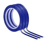 PATIKIL Cinta Para Pizarra Blanca 5mm X 66m, 3 Paquetes Cinta Delgada Para Borrar En Seco Para Marcado De Gráficos DIY Arte, Azul