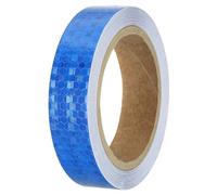 PATIKIL Cinta Reflectante, 1 Pulgada x 33 Pies, Impermeable, Alta Visibilidad, Autoadhesiva, Cinta de Conspicuidad para Señales de Advertencia en Remolques, Azul