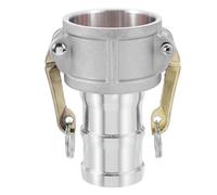 PATIKIL Conector Aluminio 2" con Leva Bloqueo - Adaptador Macho x Rosca Hembra NPT, Acoplamiento Desconexión Rápida, Resistente a la Corrosión (Tipo Ranura Leva, Parte C)