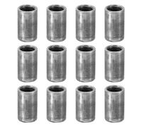 PATIKIL Espaciadores de Acero M4 24 Piezas Acero Metal Espaciadores 4 mm ID x 6 mm OD x 10 mm Longitud Acero al Carbono Redondo Espaciador para Tornillos de 1/6" o M4
