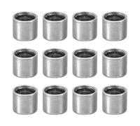 PATIKIL Espaciadores de Acero M6 24 Piezas Acero Metal Espaciadores 6 mm ID x 8 mm OD x 8 mm Longitud Acero al Carbono Redondo Espaciador para Tornillos de 1/4" o M6