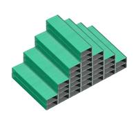 PATIKIL Grapas para Engrapadora, 2 Paquetes de 26/6 Estándar 1/4 Pulgada de Longitud Grapas para Suministros de Oficina, Verde