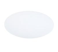 PATIKIL Lámpara Pantalla Difusor 9.5" Diámetro Redondo Difusor para Tambor Lámpara Pantallas Colgantes Luz Bricolaje Liviano Escudo Acopla 10 a 12" Aberturas Esmerilado Blanco