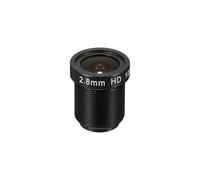 PATIKIL Lente de Cámara CCTV de 2.8 mm, Lente de Cámara de Seguridad FPV F2.5 2MP 1080P Súper Clara Lente de Cámara de 128° de Ángulo Amplio Rosca M12 para Cámara IP Panorámica