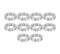 PATIKIL M12 Separadores de Aluminio, 10pcs Espaciador Redondo de Metal Espaciadores Metálicos de Aleación de Aluminio para M12 Tornillo Pernos, 4.8x12.7x20mm (L*ID*OD)