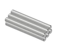 PATIKIL Pasadores Cilíndricos de Acero Inoxidable 304 de 10 x 100 mm, 6 Unidades de Pasadores de Estantería de Metal para Soportar Estantes, Literas y Elementos de Fijación de Muebles