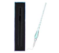 PATIKIL Pluma de Vidrio Set con Estuche Verde Claro Cielo Estrellado | Cristal, para Caligrafía, Arte, Escritura, Dibujo, Firma, Decoración, Regalo de Negocios