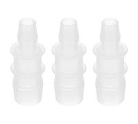 PATIKIL Reductor de Púas para Manguera, 3Pcs Conectores de Manguera de 15.8mm a 9.5mm, Empalmador de Tubería de Plástico, Adaptador de Unión para Aire, Agua, Combustible, Acuario
