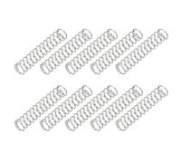 PATIKIL Resorte de Compresión, 0.4mm de Diámetro de Alambre x 4mm de Diámetro Exterior x 20mm de Longitud, 10 Piezas de Acero Inoxidable 304 Muelles de Compresion