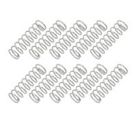 PATIKIL Resorte de Compresión, 0.6mm de Diámetro de Alambre x 6mm de Diámetro Exterior x 20mm de Longitud, 10 Piezas de Acero Inoxidable 304 Muelles de Compresion