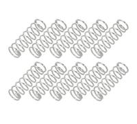 PATIKIL Resorte de Compresión, 1mm de Diámetro de Alambre x 10mm de Diámetro Exterior x 30mm de Longitud, 10 Piezas de Acero Inoxidable 304 Muelles de Compresion Mecánica Pequeños