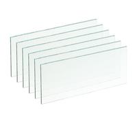 PATIKIL Soldadura Lente 4-1/4"x 2", 6 Paquete Endurecido Vidrio Filtro Placas Cubiertas Reemplazo para Soldadura Casco Capucha