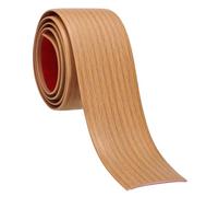 PATIKIL Tira de Transición de Suelo, 1m x 4cm Tira de Umbral Autoadhesivo PVC Perfil Plano de Vinilo Adhesivo para Borde Unir Huecos Puertas Alfombras Baldosas, Roble Amarillo