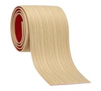 PATIKIL Tira de Transición de Suelo, 2m x 7.6cm Tira de Umbral Autoadhesivo PVC Perfil Plano de Vinilo Adhesivo para Borde Unir Huecos Puertas Alfombras Baldosas, Roble