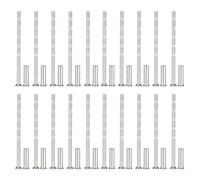 PATIKIL Tornillos de Manija de Puerta M3x60, 20 Piezas Tornillos de Rotura para Tiradores de Puerta, Cabeza Plana Avellanada Phillips con Manga para Manija de Puerta Barra