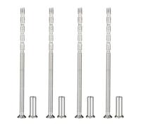 PATIKIL Tornillos de Manija de Puerta M4x90, 4 Piezas Tornillos de Rotura para Tiradores de Puerta, Cabeza Plana Avellanada Phillips con Manga para Manija de Puerta Barra